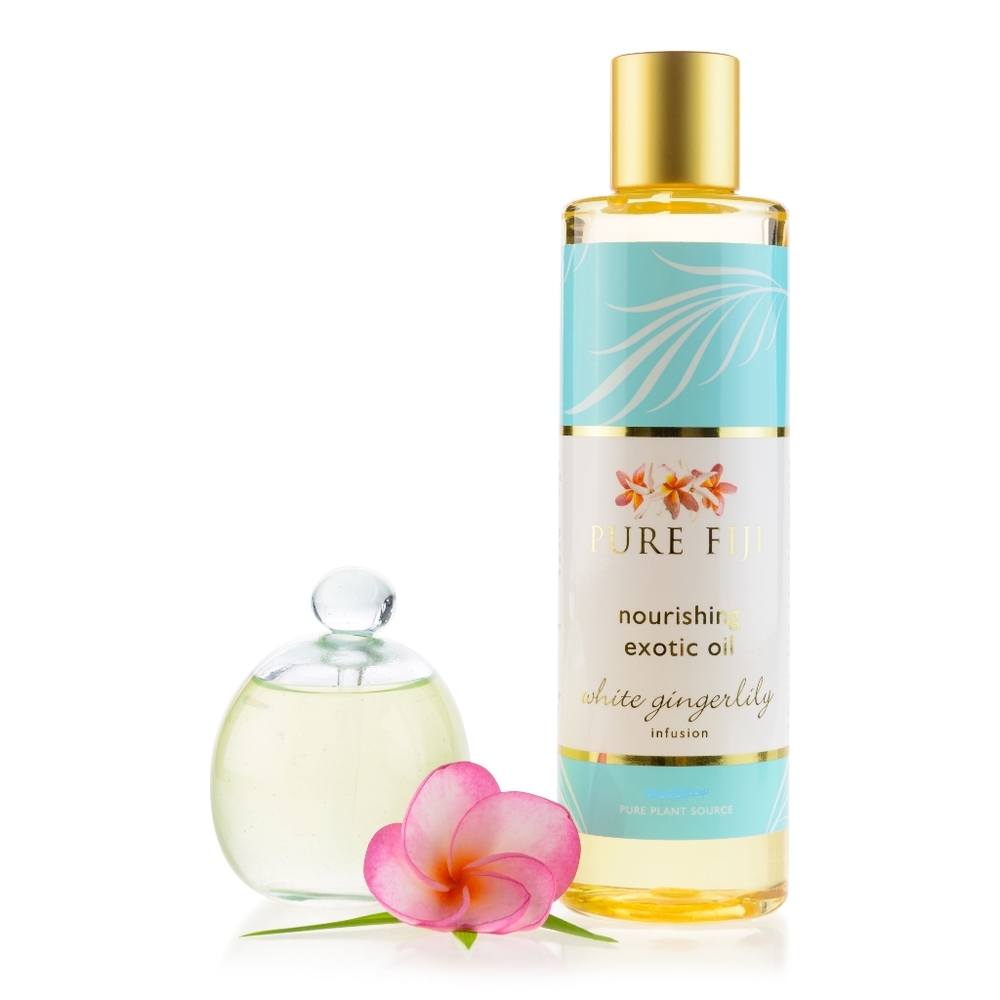 New Pure Fiji Exotic Oil White Gingerlily body 3oz